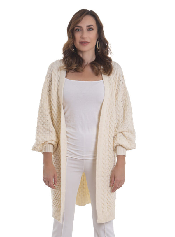 Cardigan panna