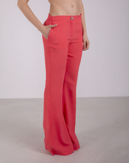 Pantalone corallo a zampa - immagine 3