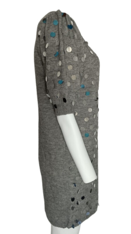 Vestito  Pagliette Grigio-Melange - immagine 3