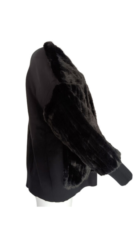 Bomber Pelliccia Nero - immagine 2