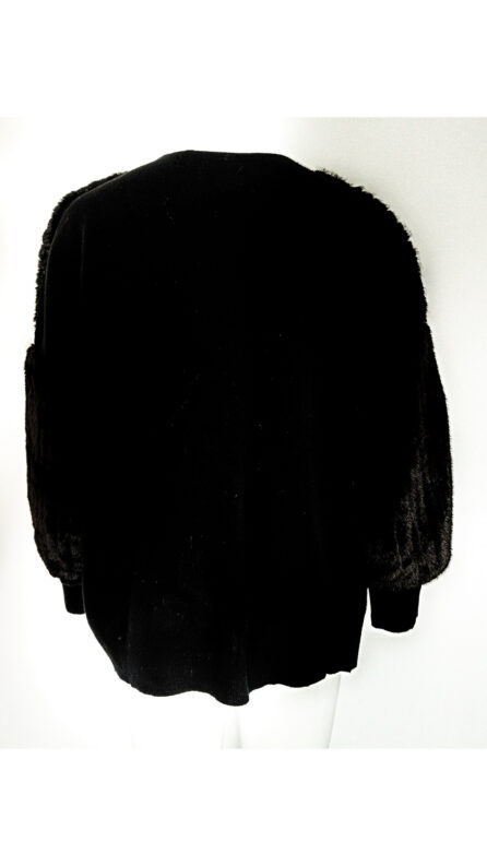 Bomber Pelliccia Nero - immagine 3