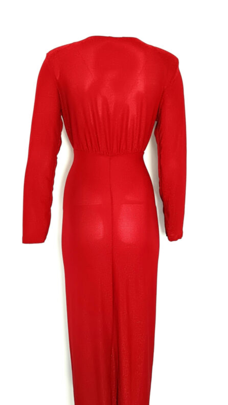 Vestito Lamè Rosso - immagine 2
