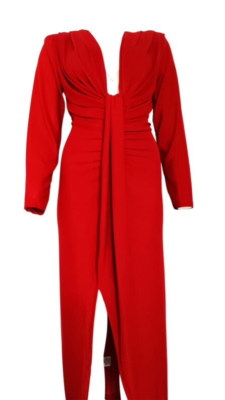 Vestito Lamè Rosso