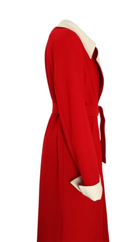 Cappotto Bicolor Rosso-Beige - immagine 2