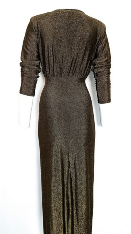 Vestito Lamè Bronzo - immagine 3