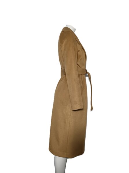 Cappotto Tessuto Cammello Con Spilla - immagine 2