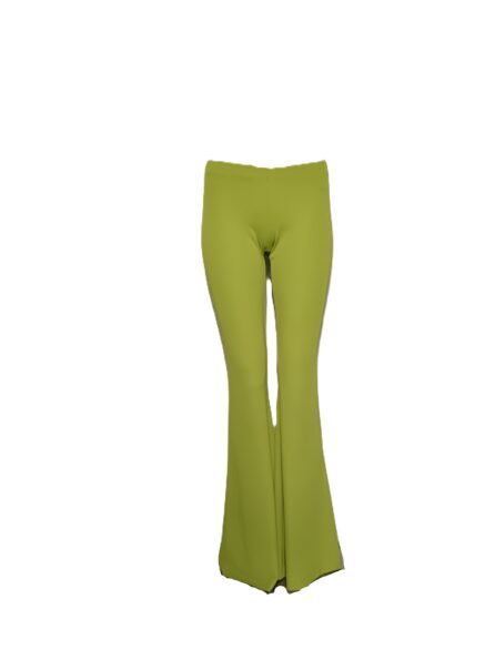 Pantaloni a zampa in jersey