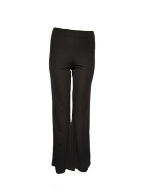 Pantaloni a zampa in jersey