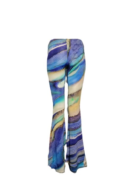 Pantaloni a zampa in jersey - immagine 3