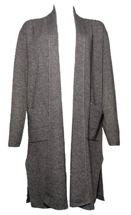 Cardigan lungo in maglia