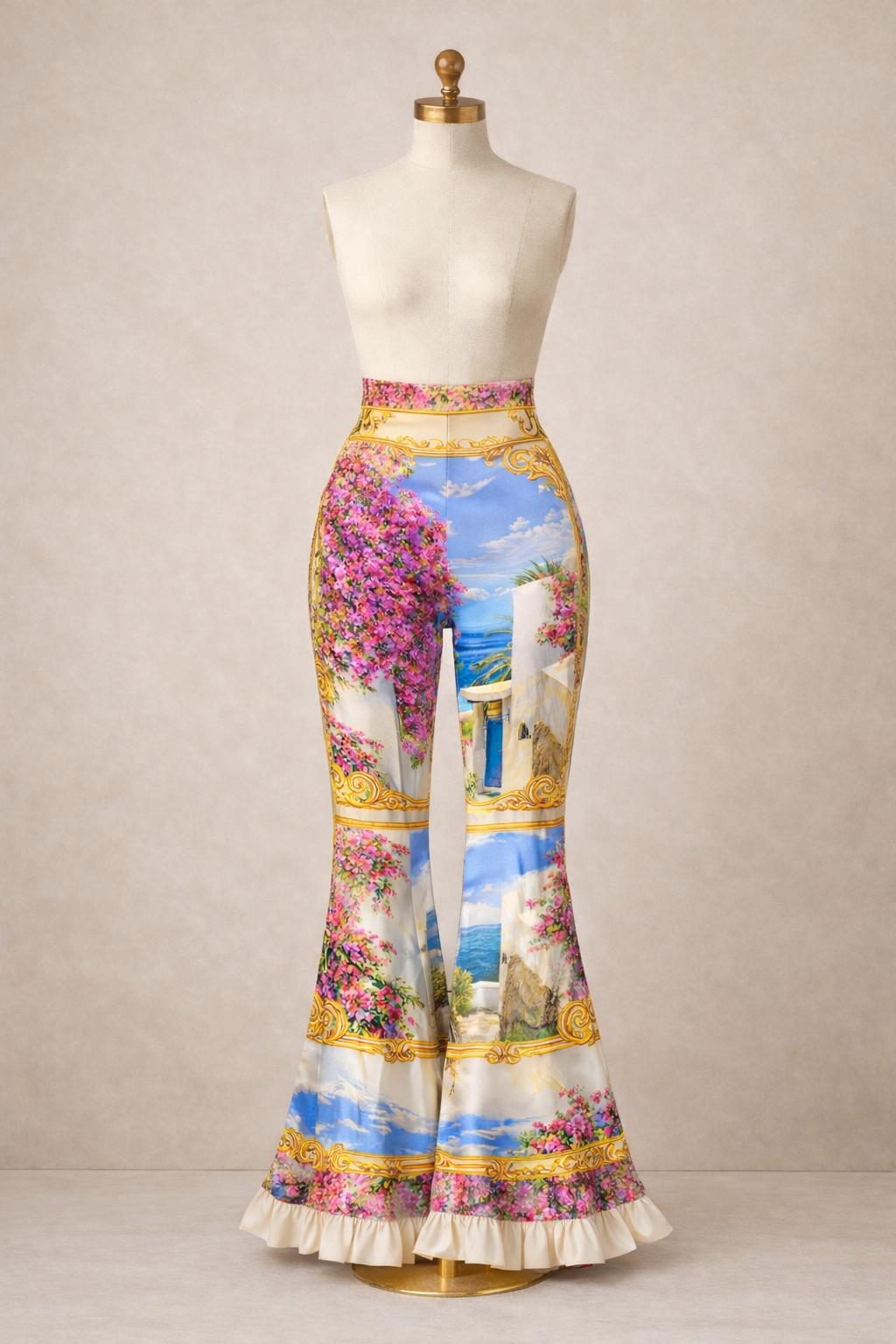 PANTALONE ABIDDIKKIA FANTASIA PANAREA - immagine 2