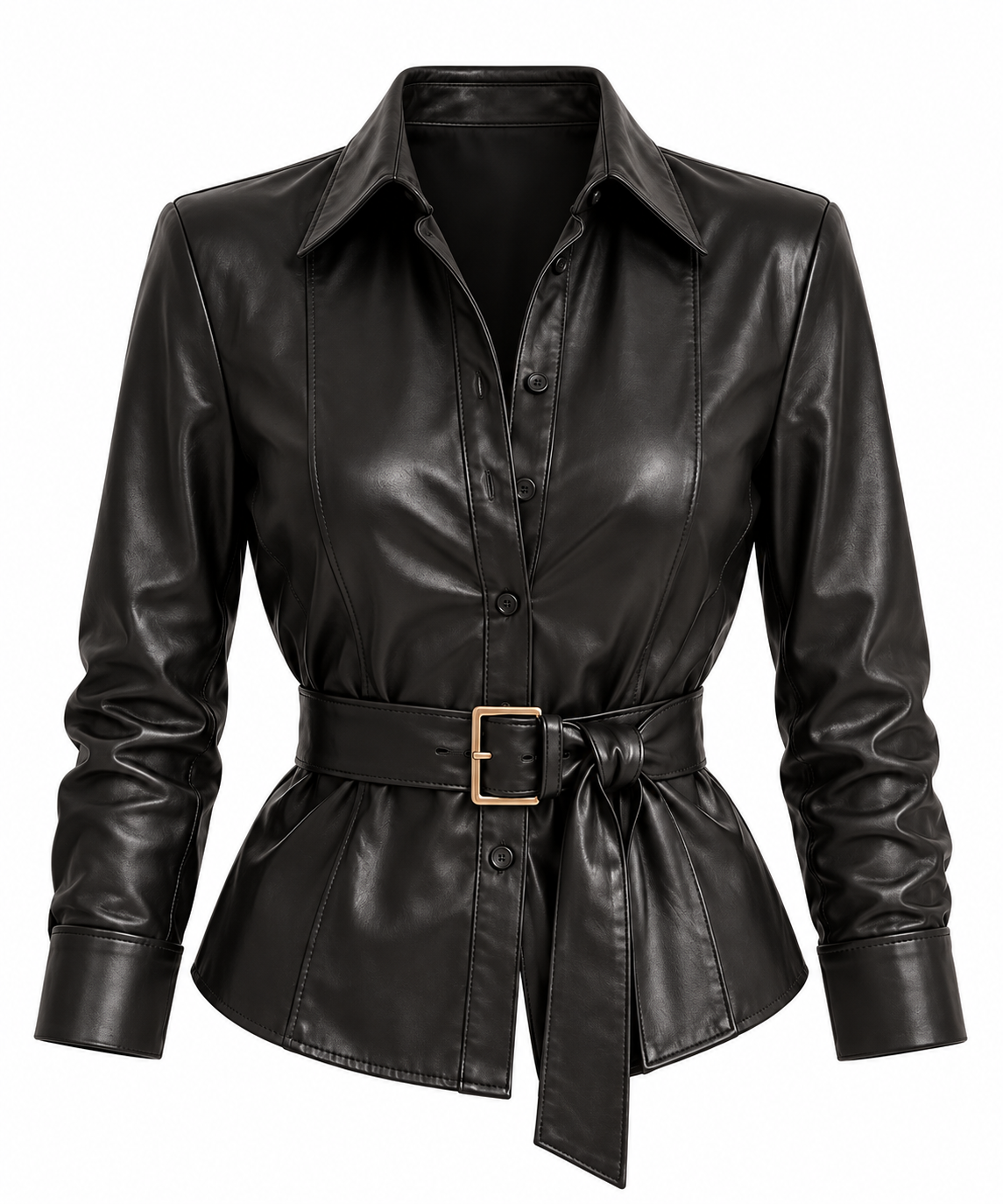 Camicia Blazer in Pelle Vegana A’BIDDIKKIA - immagine 2