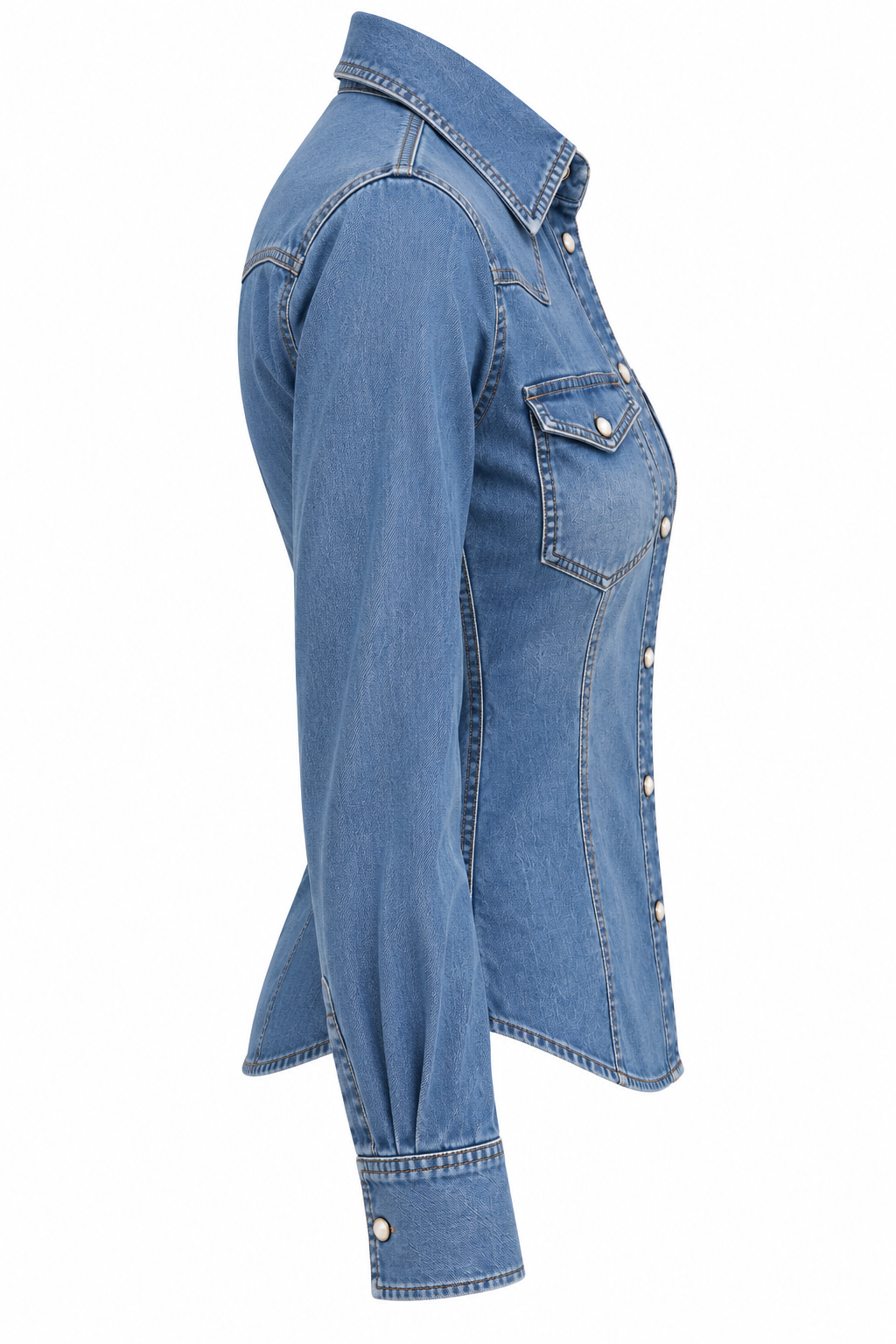 Camicia Denim Morbido A'BIDDIKKIA - immagine 3