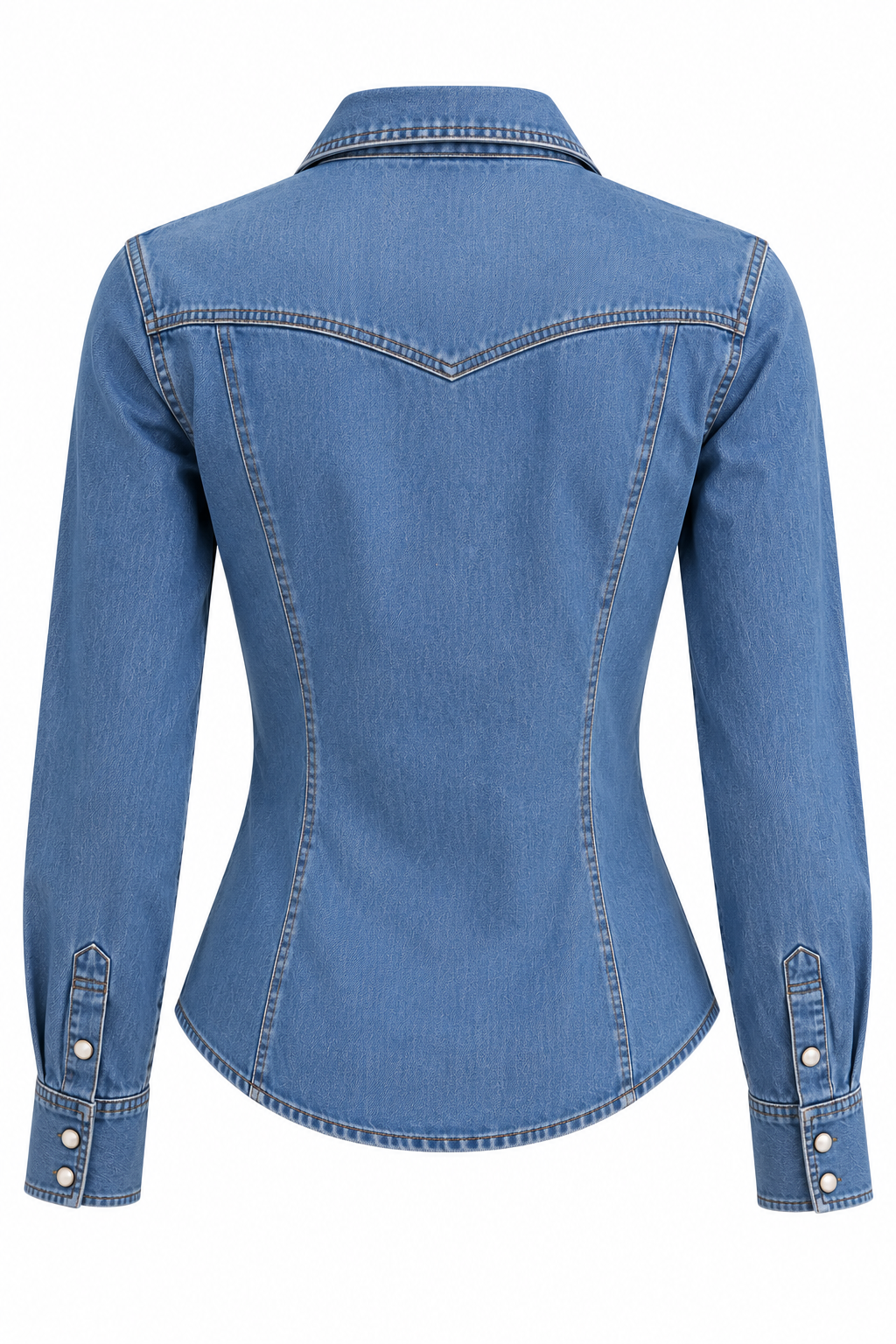 Camicia Denim Morbido A'BIDDIKKIA - immagine 4