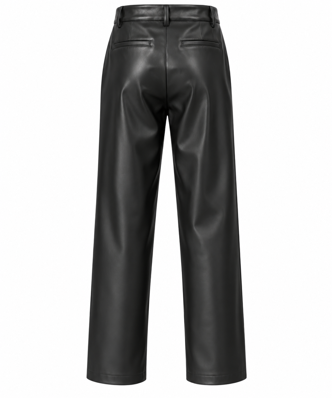 Pantalone Donna in Pelle Vegana Nera – A’BIDDIKKIA - immagine 4