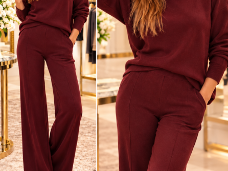 Tuta Donna A’BIDDIKKIA Bordeaux – Eleganza e Comfort